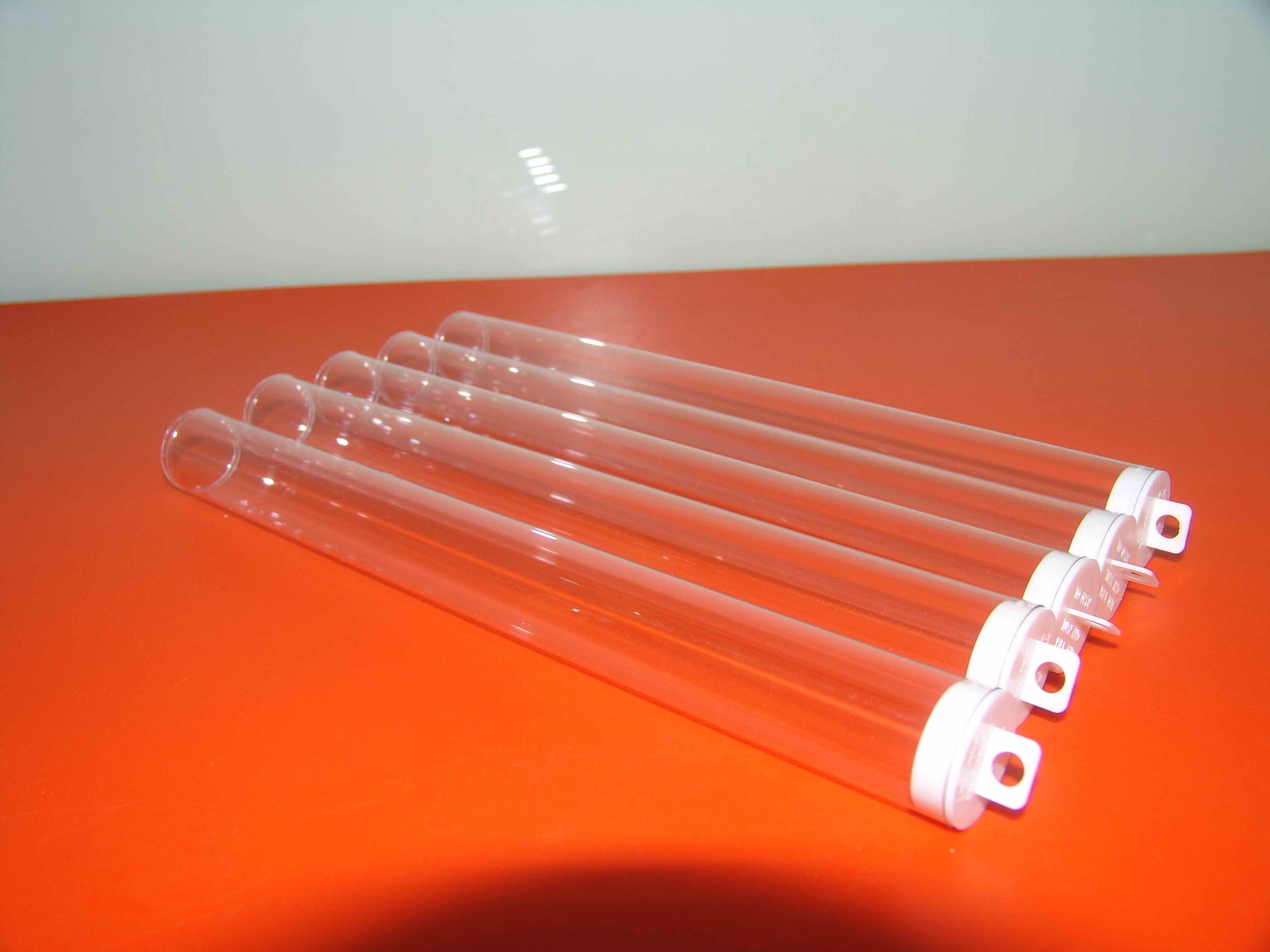 6 Mil Clear Poly Tubing Acrylic Tubes With Lids